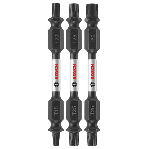 Bosch ITDETV2503 3 pc. Impact Tough 2.5 In. Torx Double-Ended Bit Set - My Tool Store