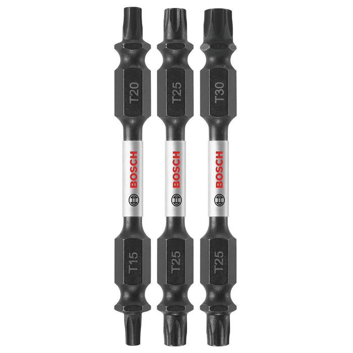 Bosch ITDETV2503 3 pc. Impact Tough 2.5 In. Torx Double-Ended Bit Set - My Tool Store