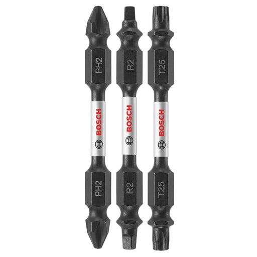 Bosch ITDEV2503 3 pc. Impact Tough 2.5 In. Double-Ended Bit Set - My Tool Store
