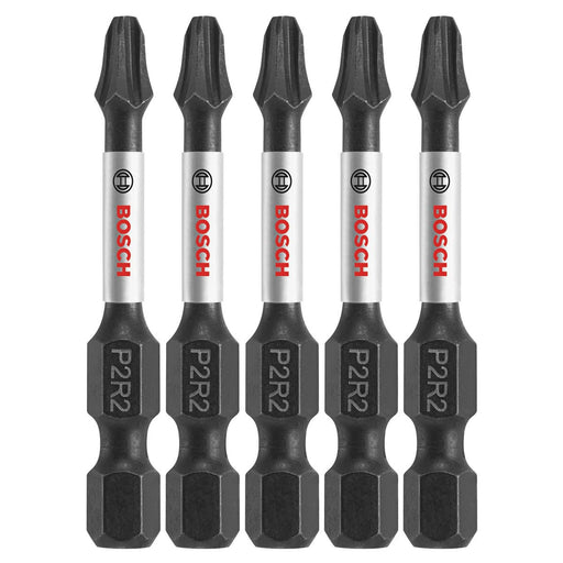 Bosch ITP2R2205 5 pc. Impact Tough 2 In. Phillips/Square #2 Power Bits - My Tool Store