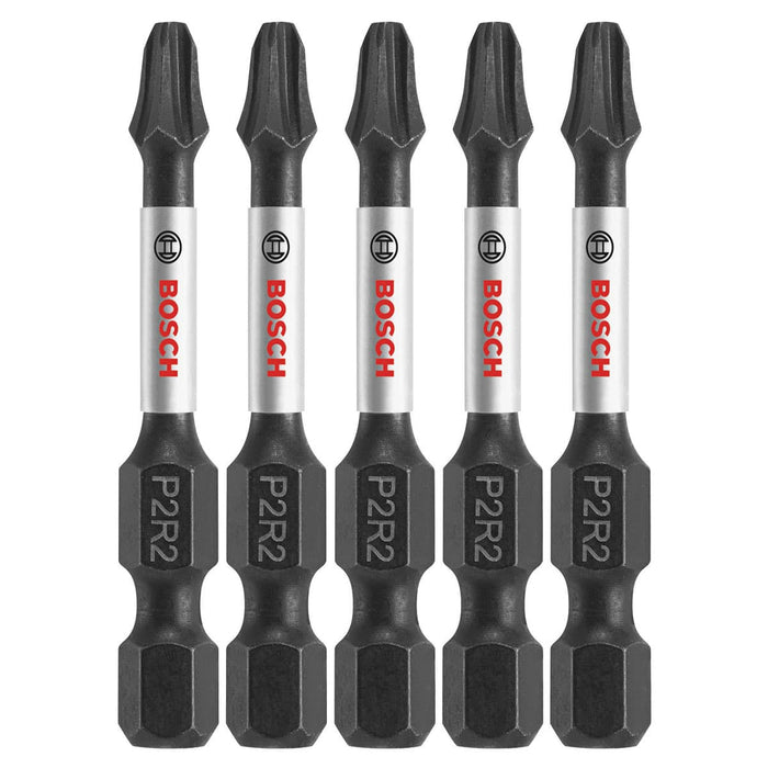 Bosch ITP2R2205 5 pc. Impact Tough 2 In. Phillips/Square #2 Power Bits - My Tool Store