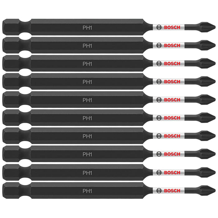 Bosch ITPH135B 10-Pc Impact Tough 3.5" Phillips #1 Power Bits - My Tool Store