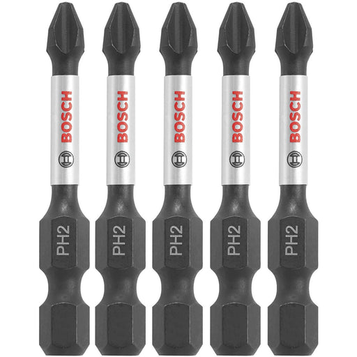 Bosch ITPH2205 5 pc. Impact Tough 2 In. Phillips #2 Power Bits - My Tool Store