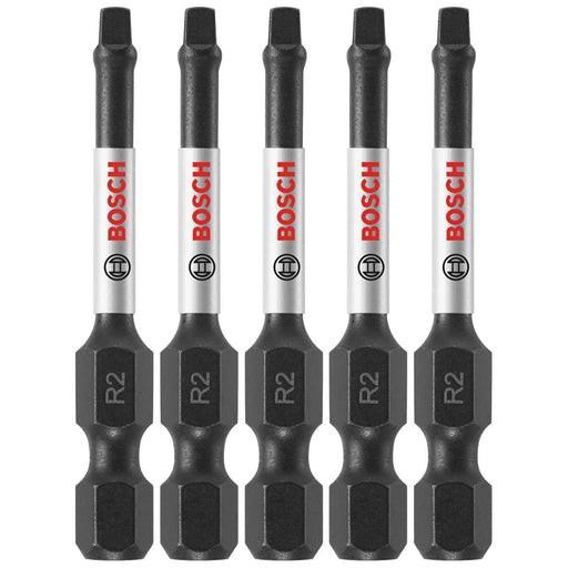 Bosch ITSQ2205 (5) Impact Tough 2 In. Square #2 Power Bits - My Tool Store