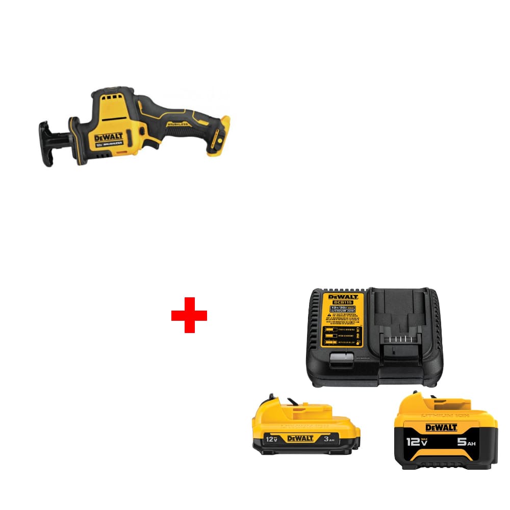 DeWalt DCS312B XTREME 12V MAX Reciprocating Saw w/ FREE DCB135C 12V St – My  Tool Store