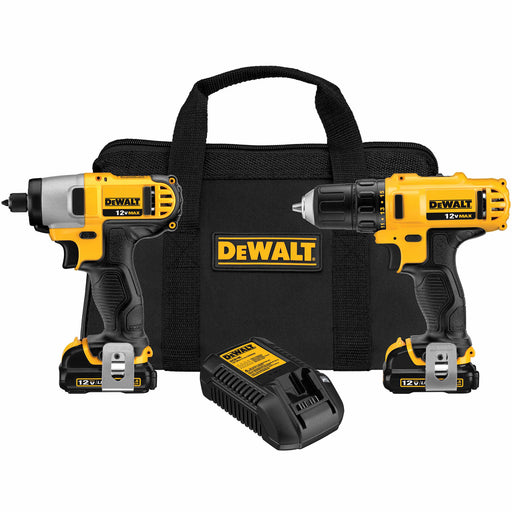 DeWalt DCK211S2 12V MAX Cordless Drill / Impact Driver Combo Kit - My Tool Store