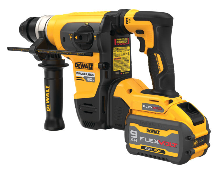 DEWALT DCH416X2 60V MAX* 1-1/4 IN BRUSHLESS SDS PLUS ROTARY HAMMER KIT - My Tool Store