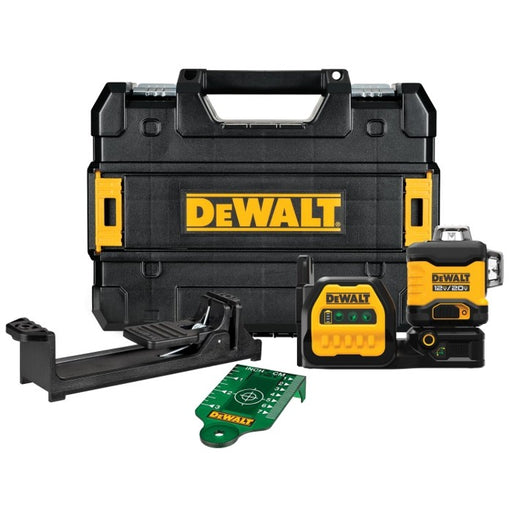 DEWALT DCLE34030G 20V/12V 3x360 Green Laser Kit (20V 2.0AH Battery) - My Tool Store