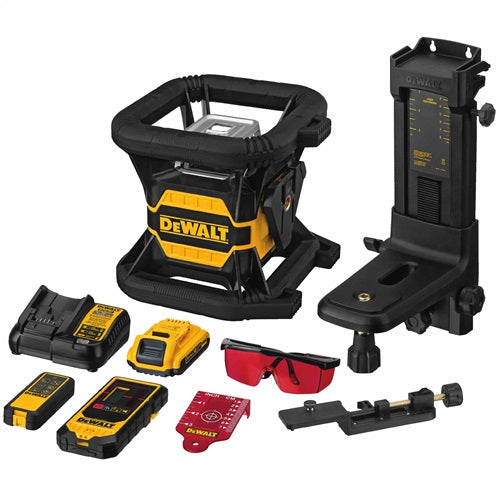 Dewalt DW080LRS 20V MAX Tool Connect Red Tough Rotary Laser - My Tool Store
