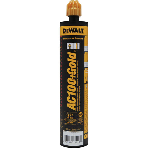 DeWalt 8478SD-PWR AC100+GOLD  Vinylester Injection Adhesive Anchor System 10oz - My Tool Store