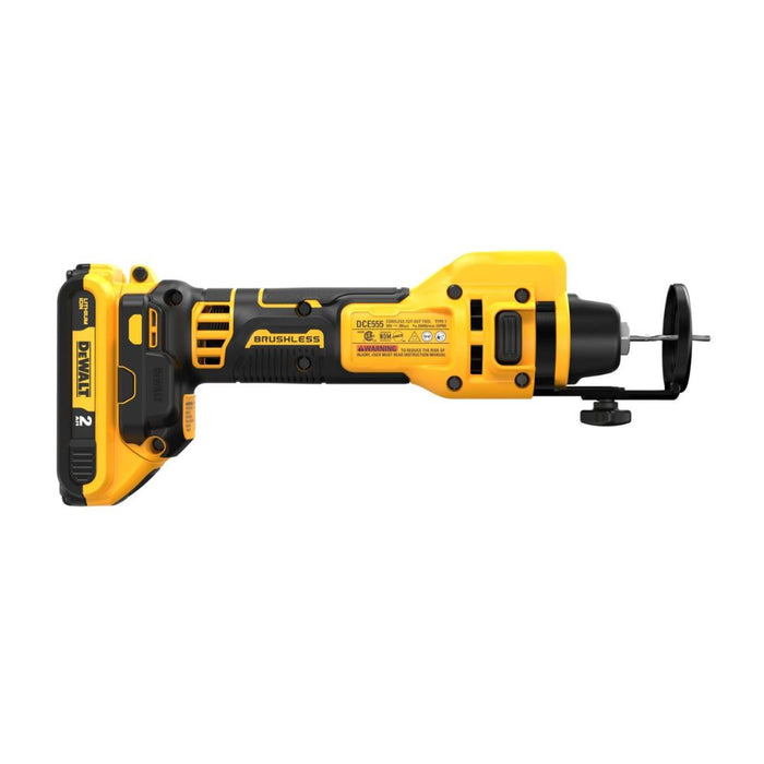 DeWalt DCE555D2 20V MAX* Brushless Drywall Cut-Out Tool Kit - My Tool Store