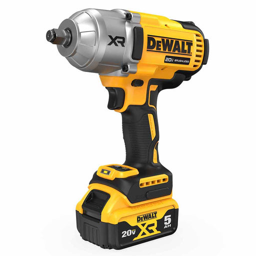DeWalt DCF900P2 20V MAX* XR 1/2 In. High Torque Impact Wrench with Hog Ring Anvil with (2) 5.0 Ah Battery & Charger Kit - My Tool Store