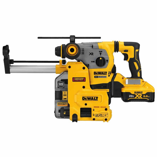 DeWalt DCH293R2DH 20V MAX XR Brushless 1-1/8" SDS Plus Rotary Hammer Kit with Dust Collection - My Tool Store