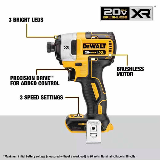 DeWalt DCK249M2 20V MAX XR Brushless 2 Tool Combo Kit with (2) 4.0Ah Batteries and Charger - My Tool Store