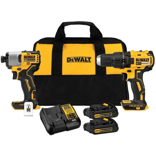 DeWalt DCK275C2 20V MAX COMPACT BRUSHLESS DRILL/DRIVER AND IMPACT KIT - My Tool Store