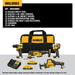 DeWalt DCK486D2 ATOMIC 20-Volt Lithium-Ion Cordless Brushless Combo Kit (4-Tool) with (2) 2.0Ah Batteries, Charger and Bag - My Tool Store
