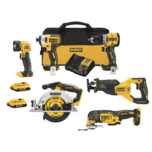 DeWalt DCK648D2 20V Brushless Cordless Combo Kit (6-Tool) with (2) 2.0 mAh Batteries and Charger - My Tool Store