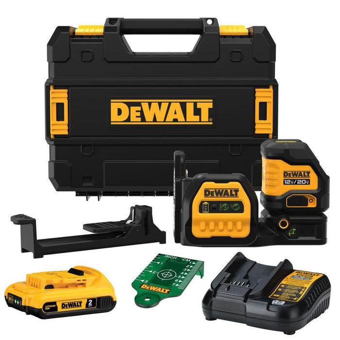 DeWalt DCLE34020G 20V Cross line Laser Kit w/ Battery