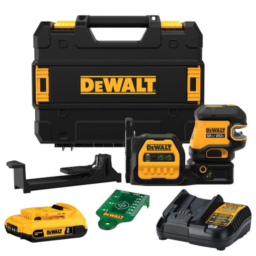 DeWalt DCLE34520G 20V Cross line 5 Spot Combo Laser Kit w/ Battery - My Tool Store