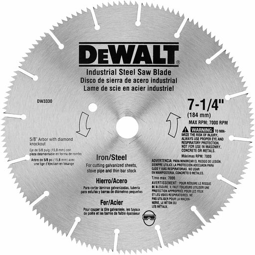 DeWalt DW3330 7-1/4" Iron/Steel Saw Blade - My Tool Store
