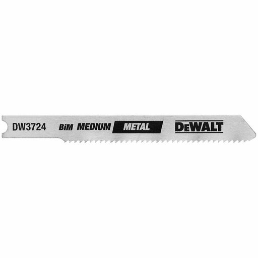 DeWalt DW3724-5 3" 18 TPI U-Shank Medium Metal Cutting Cobalt Alloy Steel Jig Saw Blade (5 pack) - My Tool Store