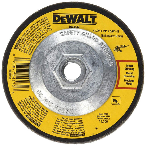 DeWalt DW4542 4-1/2" X 1/4" X 5/8" -11Fas - My Tool Store