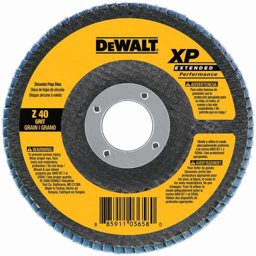 DeWalt DW8251 4-1/2-Inch by 7/8-Inch 60g XP Flap Disc - My Tool Store