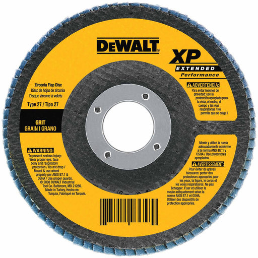 DeWalt DW8311 4-1/2" x 5/8"-11 36 Grit Zirconia Flap Disc - My Tool Store