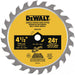 DeWalt DWA412TCT 4-1/2" 24 T Carbide Wood Cutting Circular Saw Blade - My Tool Store