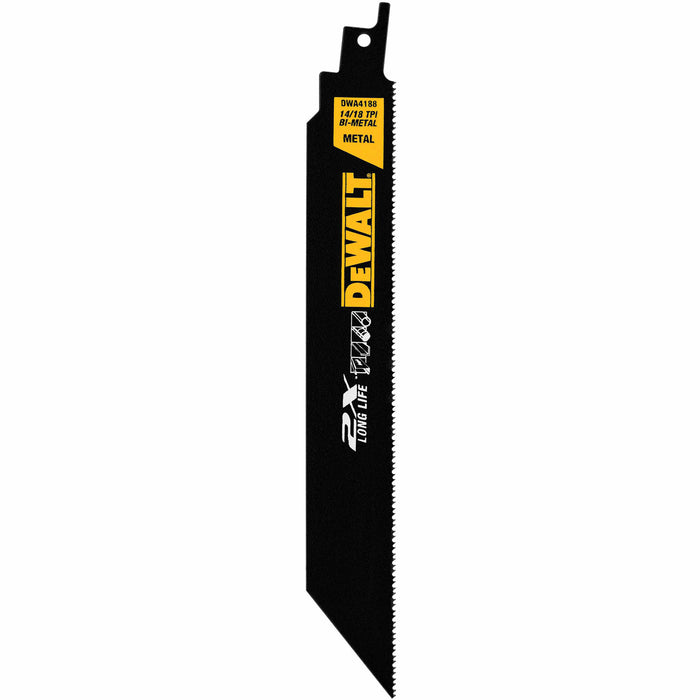 DeWalt DWA4188 8" 2X Premium Metal Cutting Reciprocating Blade (5 pack) - My Tool Store