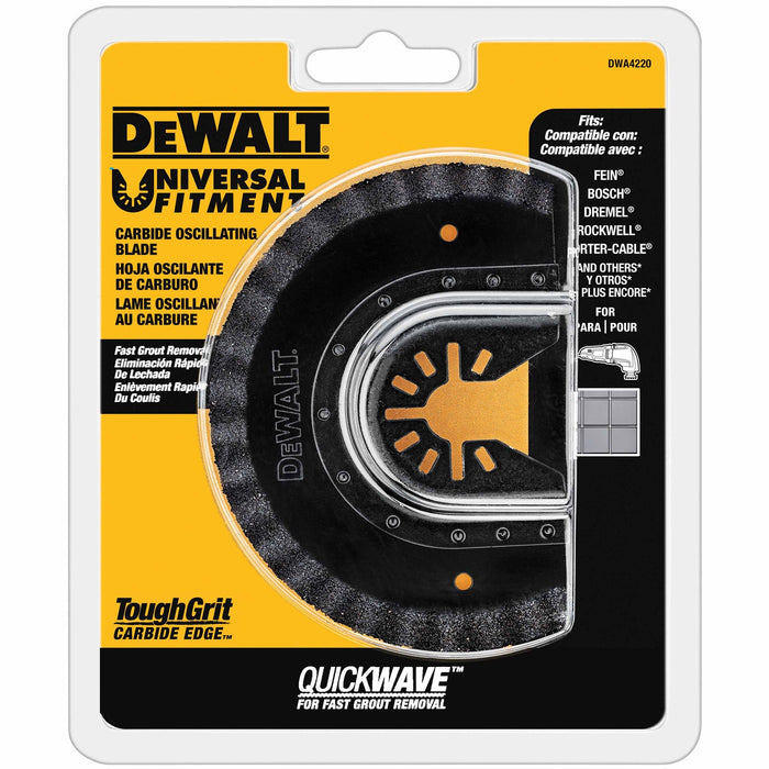 DeWalt DWA4220 Oscillating Fastcut Carbide Grout Removal Blade - My Tool Store