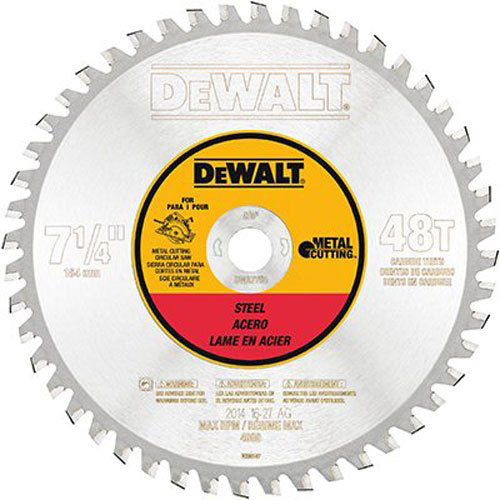 DeWalt DWA7766 7-1/4" 48T Ferrous Metal Cut Blade 5/8" Arbor - My Tool Store