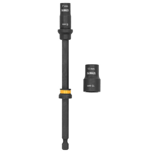 DeWalt DWADENDEXT-2MM 7mm & 8mm Socket, 10mm & 13mm Socket, with 6" Extension - My Tool Store