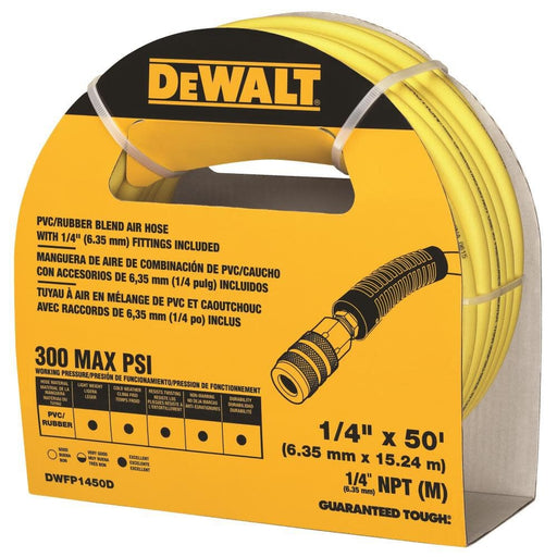 DeWalt DWFP1450D 1/4" X 50' Premium Hybrid Polymer Blend Air Hose - My Tool Store