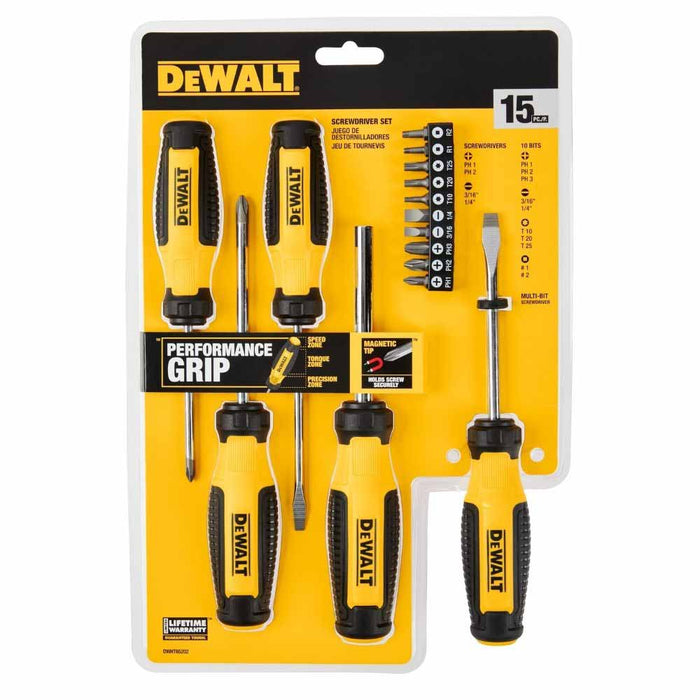 DeWalt DWHT65202 DEWALT® 15PC Screwdriver Set - My Tool Store