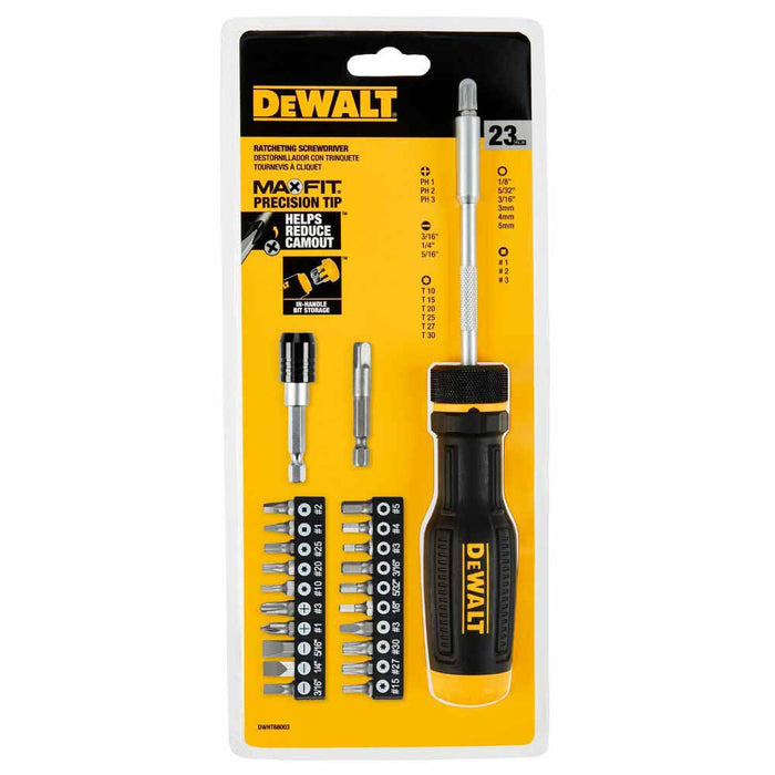 DeWalt DWHT68003 DEWALT® MAXFIT® 23PC Ratcheting Multi-Bit - My Tool Store