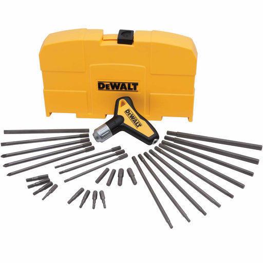 DeWalt DWHT70265 RATCHETING T-HANDLE SET - 31 PC - My Tool Store