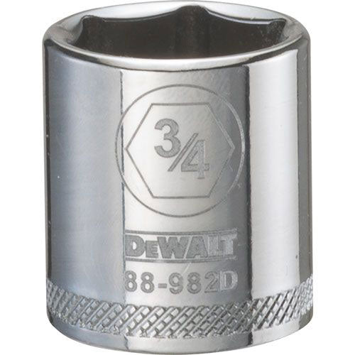 DeWalt DWMT88982B 6-Pt Standard Drive Socket, 3/4" x 3/8" - My Tool Store