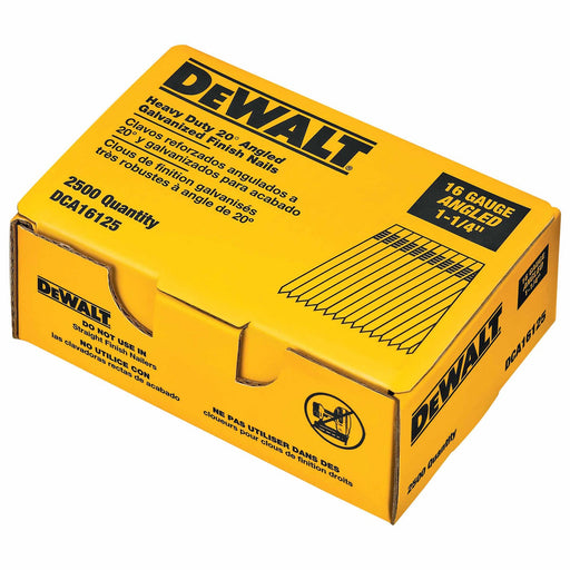 DeWalt DCA16125 1-1/4" Heavy Duty 20-Degree Angled Galvanized Finish Nails - My Tool Store