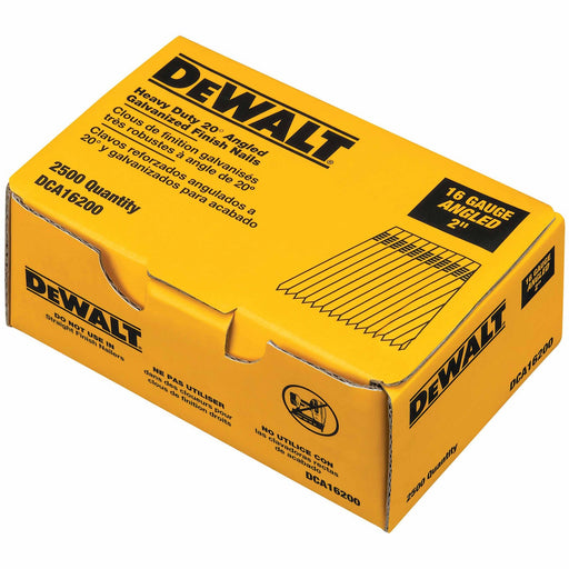 DeWalt DCA16200 2" Heavy Duty 20-Degree Angled Galvanized Finish Nails - My Tool Store