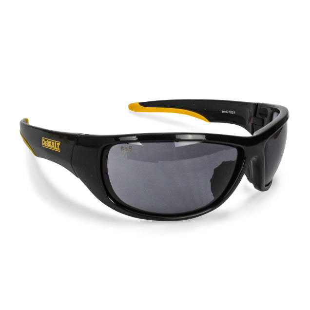 Dewalt DPG94-2D DPG94 Dominator Safety Glass - Black/Yellow Frame - Smoke Lens