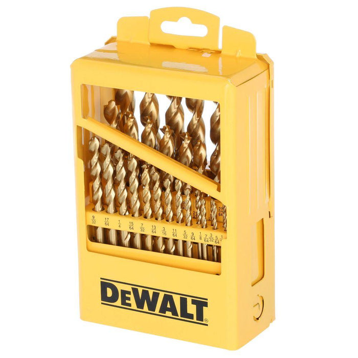 DeWalt DW1969 29-Piece Pilot Point Drill Bit Set Metal Index - My Tool Store