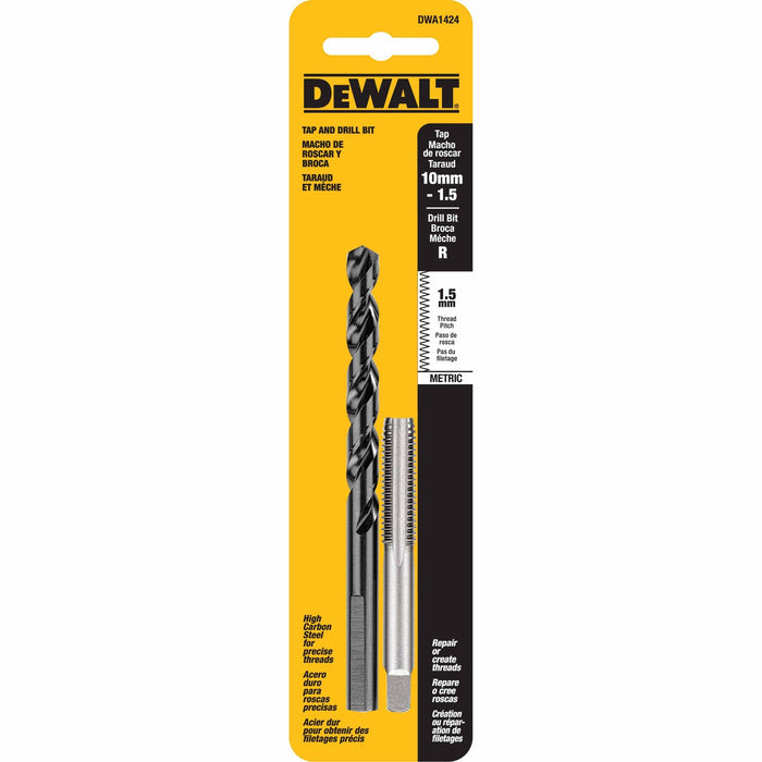 DeWalt DWA1424 10mm-1.50 Tap Set with Drill Bit