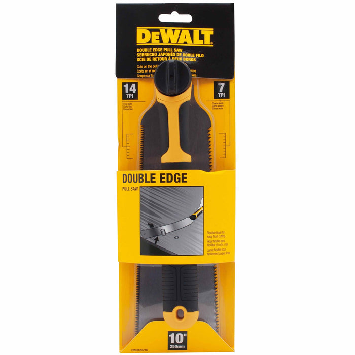 DeWalt DWHT20216 5" Double Edge Pull Saw, 14 TPI/7 TPI