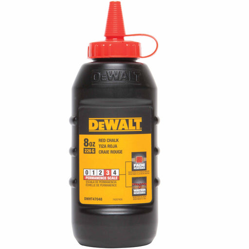 DeWalt DWHT47048L Standard Marking Chalk, 8 oz Red - My Tool Store