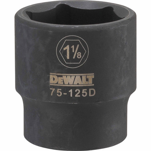 Dewalt DWMT75125OSP Mechanics 6 Point 1/2" Drive Impact Socket 1-1/8" SAE - My Tool Store