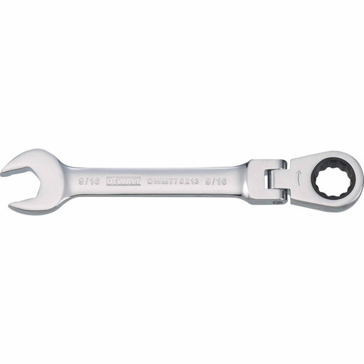 Dewalt DWMT75213OSP Mechanics Flat Head Ratcheting Combination Wrench 9/16" - My Tool Store