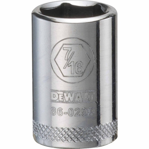 Dewalt DWMT86029OSP Mechanics 6 Point 1/4" Drive Socket 7/16" - My Tool Store