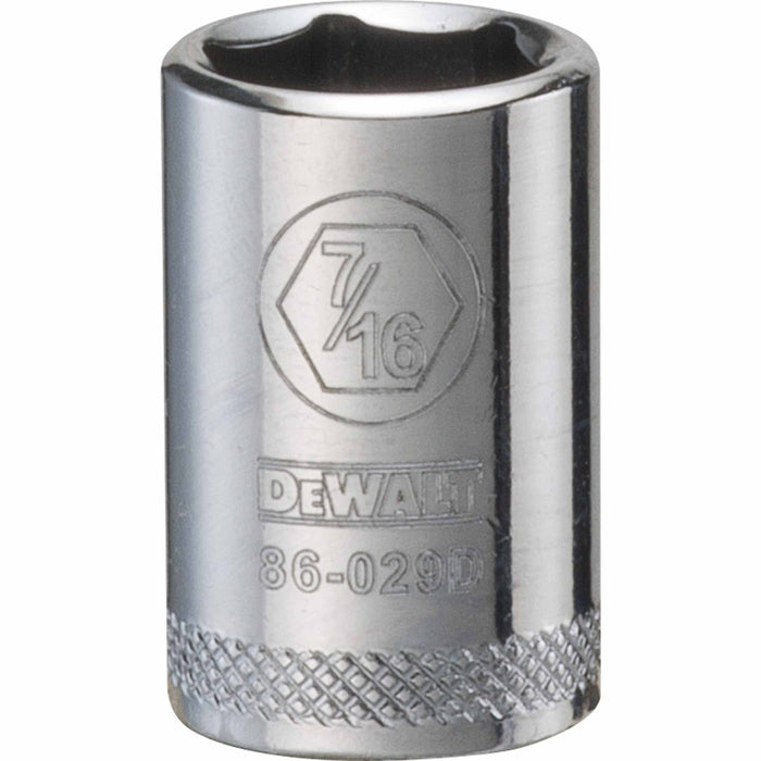Dewalt DWMT86029OSP Mechanics 6 Point 1/4" Drive Socket 7/16"