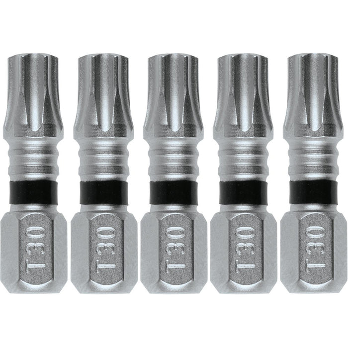 Makita E-00658 Impact XPS T30 Torx 1" Insert Bit, 5 Pack - My Tool Store